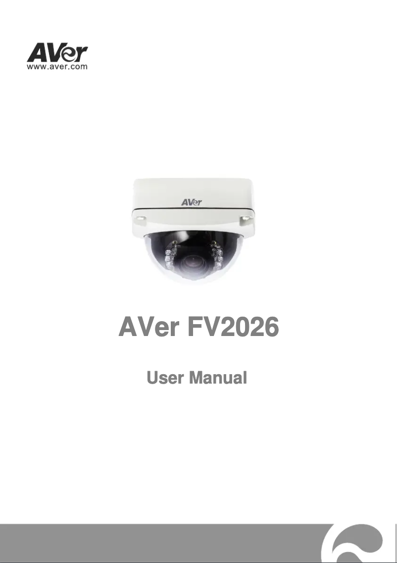 Image de la première page du manuel de l'appareil FV2026