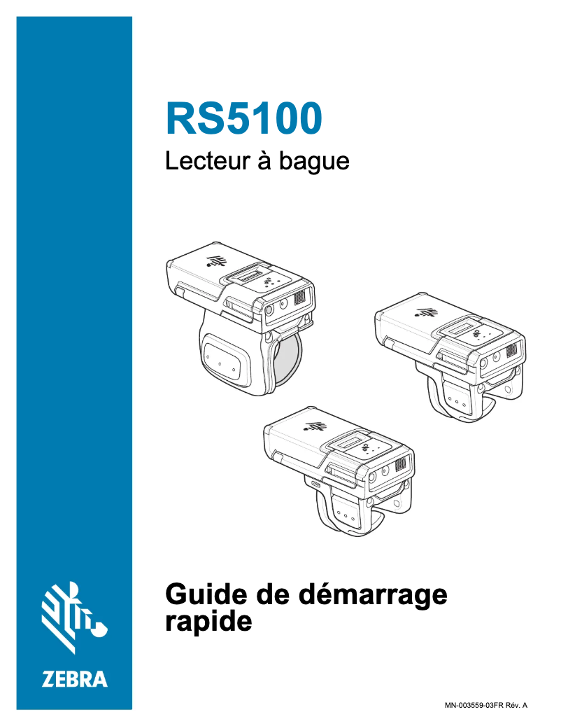 Image de la première page du manuel de l'appareil RS5100