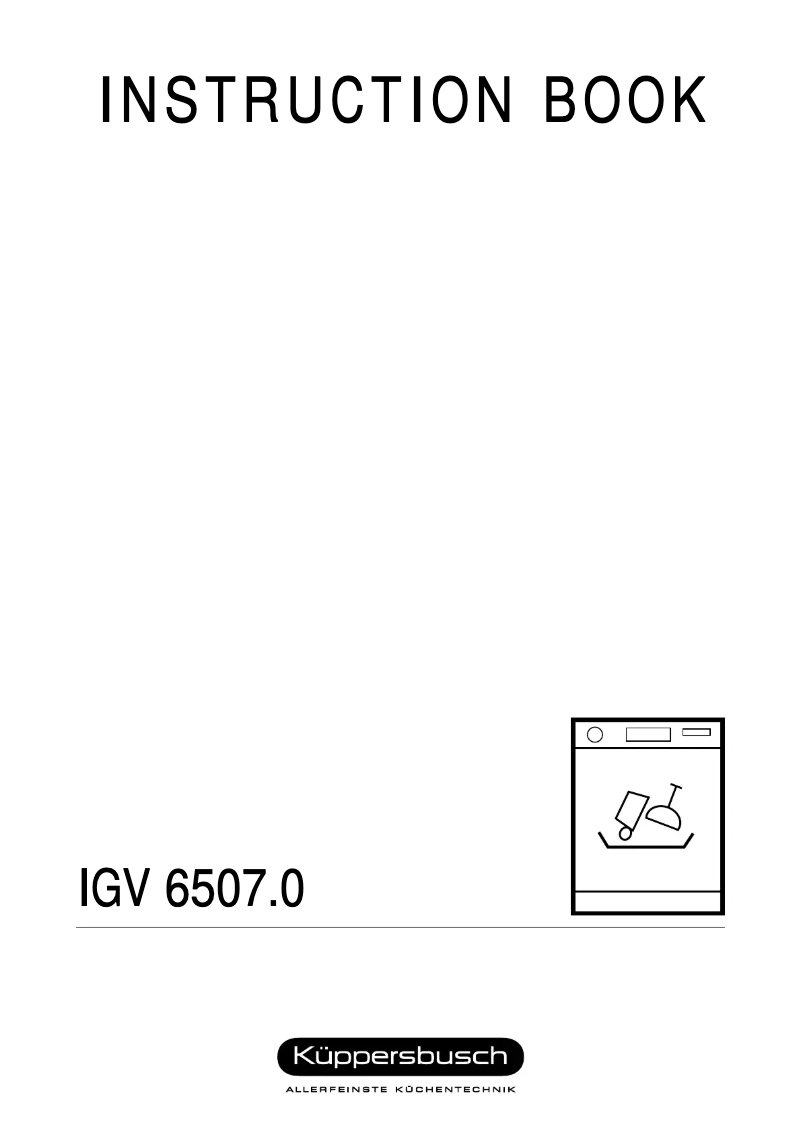 Image de la première page du manuel de l'appareil IGV 6507.0
