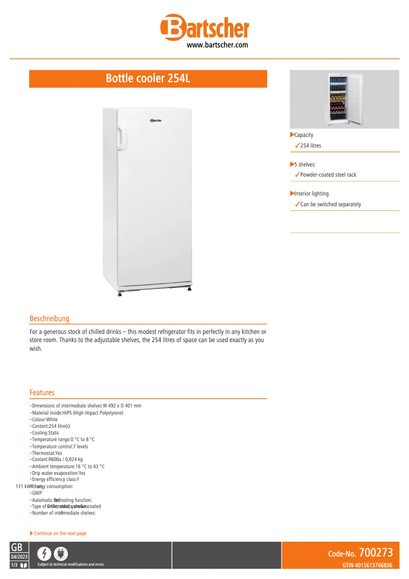 Imagen de la primera página del manual del dispositivo 700273