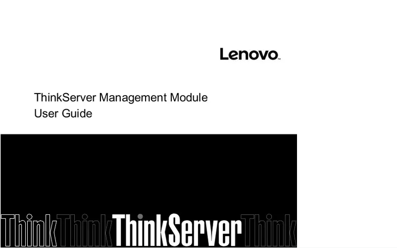 Page 1 de la notice Manuel utilisateur Lenovo ThinkServer Management Module