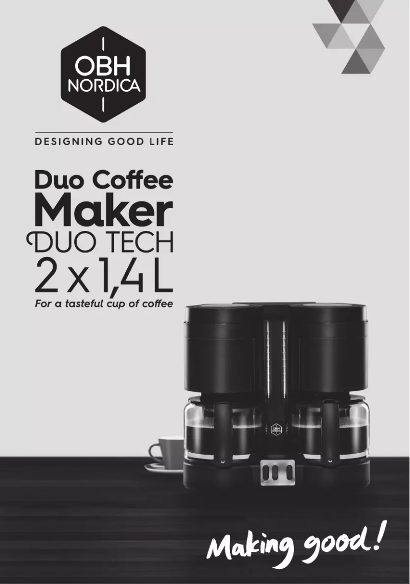 Página 1 del manual Manual de usuario OBH Nordica Duo Tech