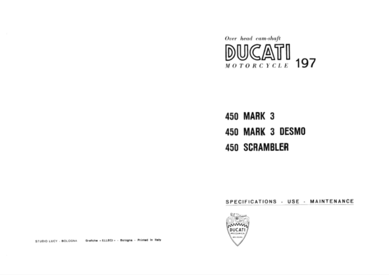 Image de la première page du manuel de l'appareil 450 Mark Scrambler (1970)