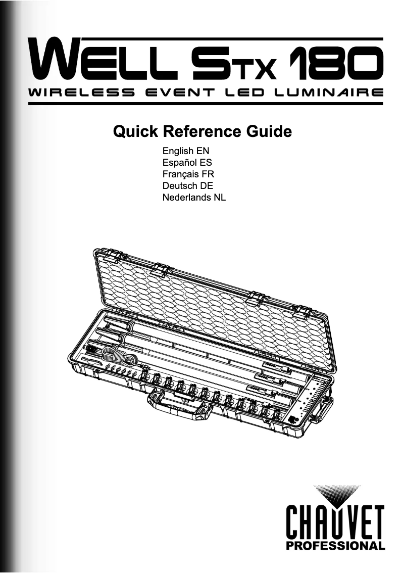 Image de la première page du manuel de l'appareil Well STX180