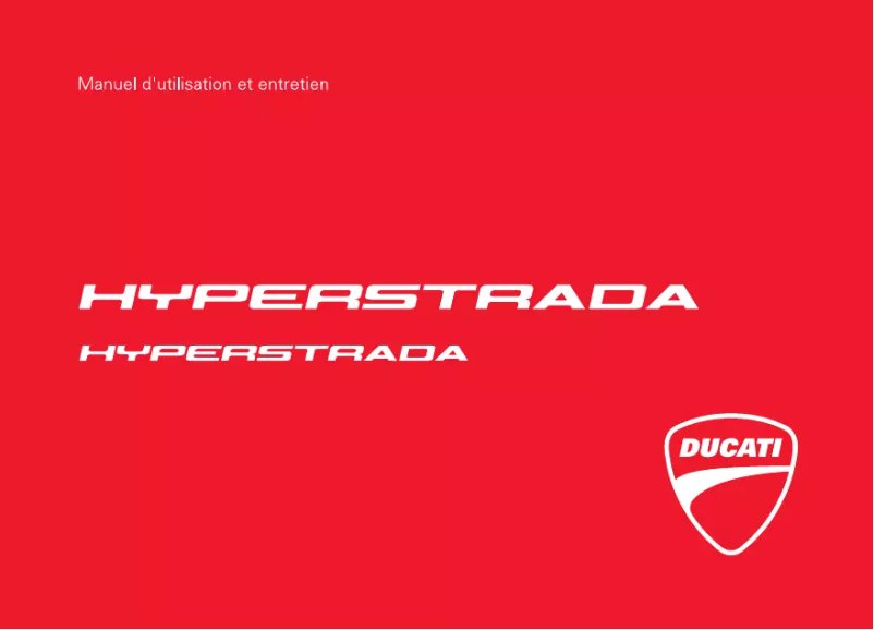 Page 1 de la notice Manuel utilisateur Ducati Hyperstrada (2014)