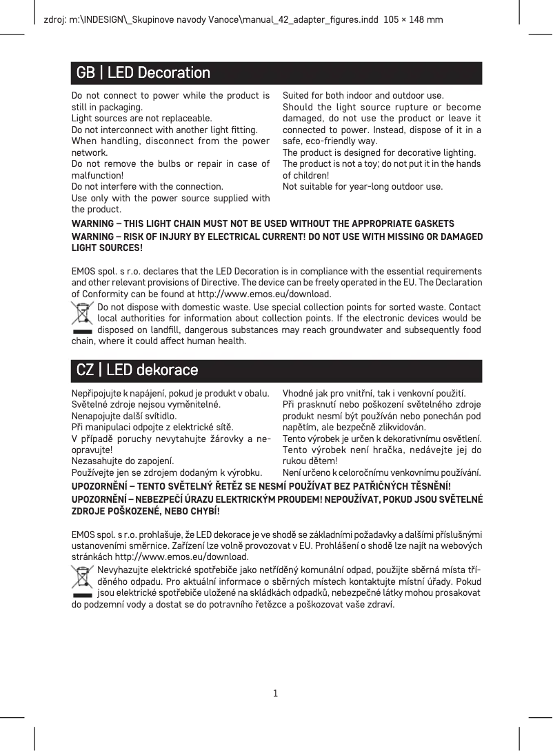 Imagen de la primera página del manual del dispositivo DCPC08