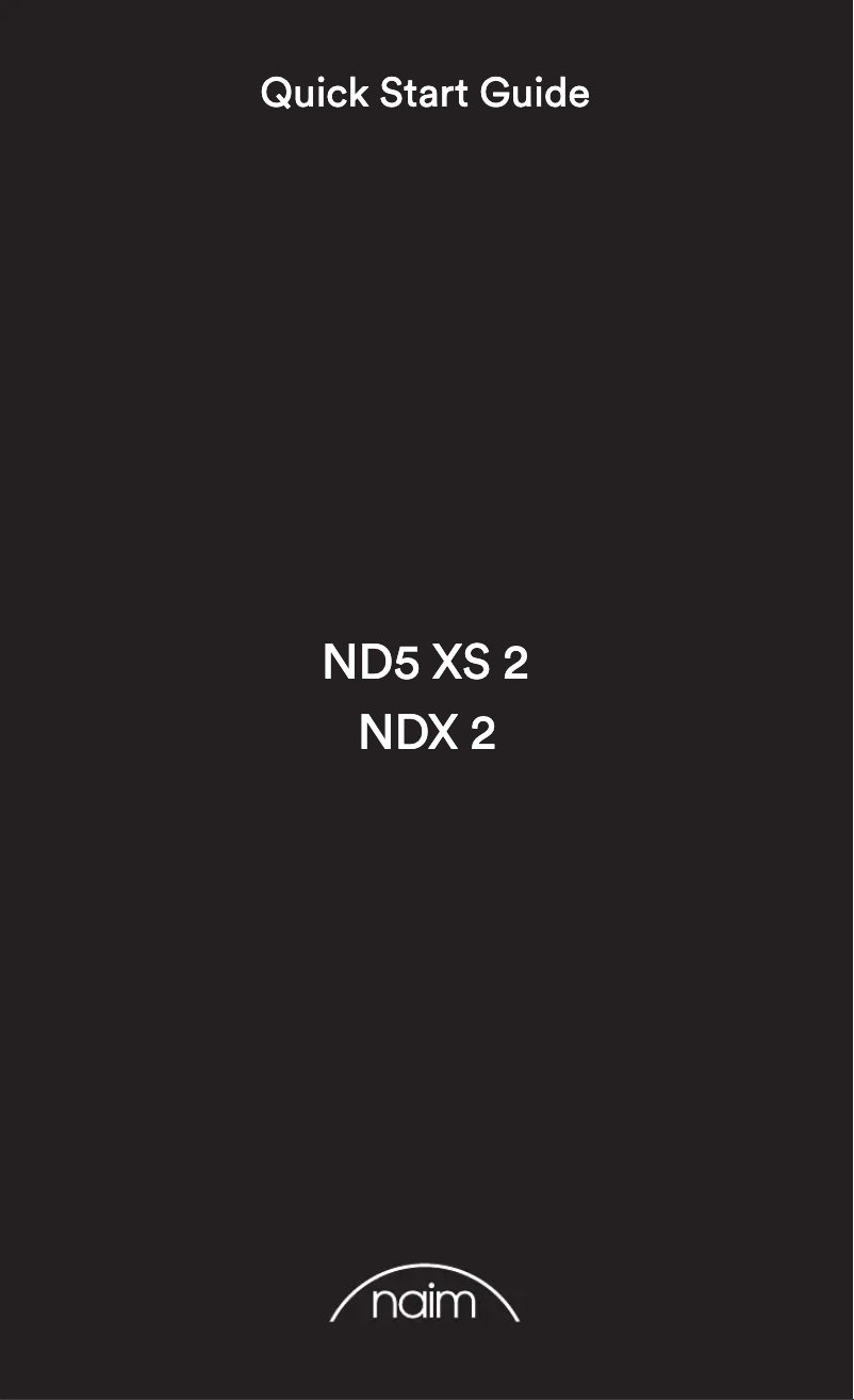 Image de la première page du manuel de l'appareil NDX 2