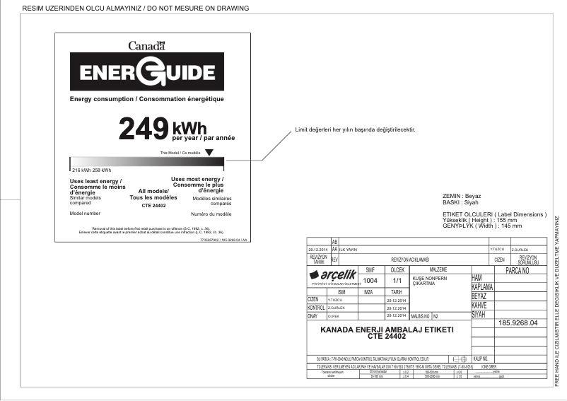 Page n°1 - Label énergétique Blomberg CTE24402