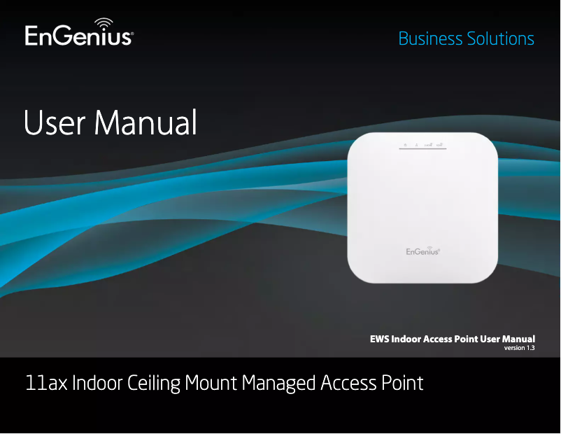 Page 1 de la notice Manuel utilisateur EnGenius EWS377AP