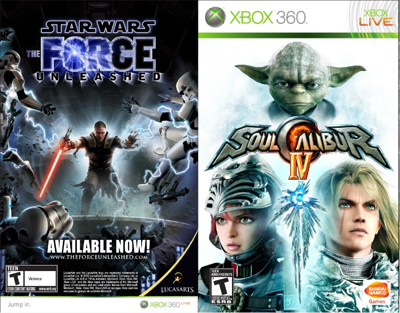 Page 1 de la notice Manuel utilisateur Microsoft Soul Calibur IV (Xbox 360)