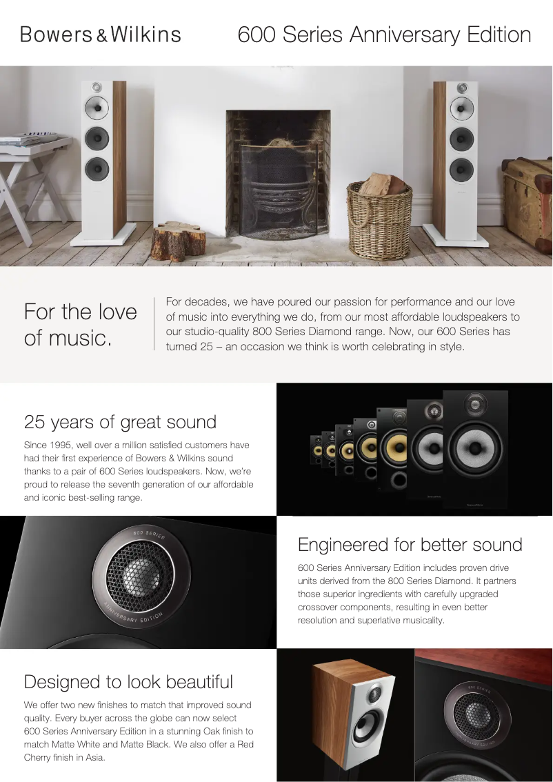 Página 1 del manual Ficha técnica Bowers & Wilkins HTM6 S2