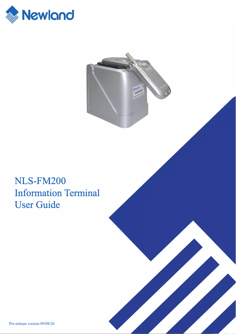 Página 1 del manual Manual de usuario Newland FM200