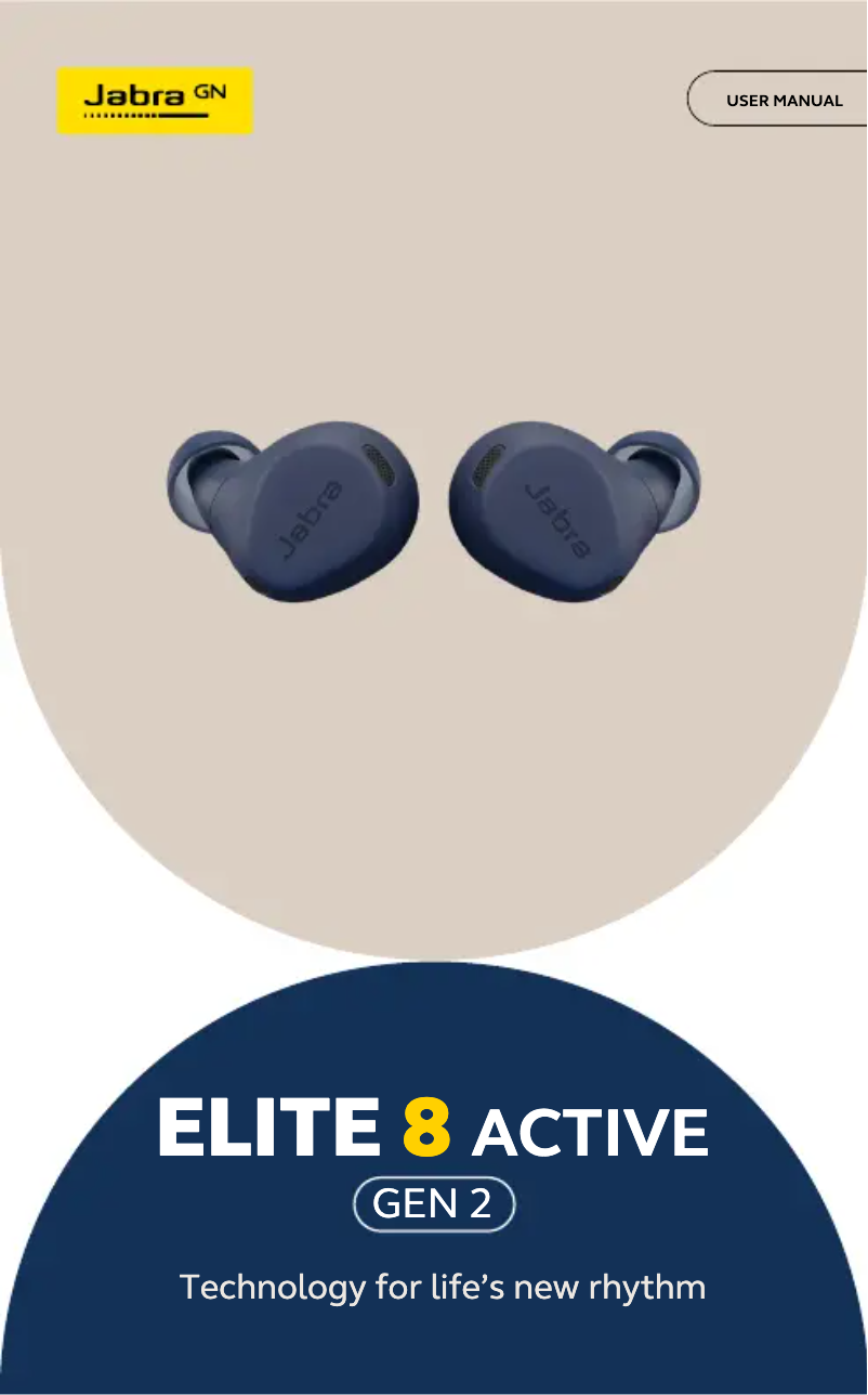 Page n°1 - Manuel utilisateur Jabra Elite 8 Active Gen 2