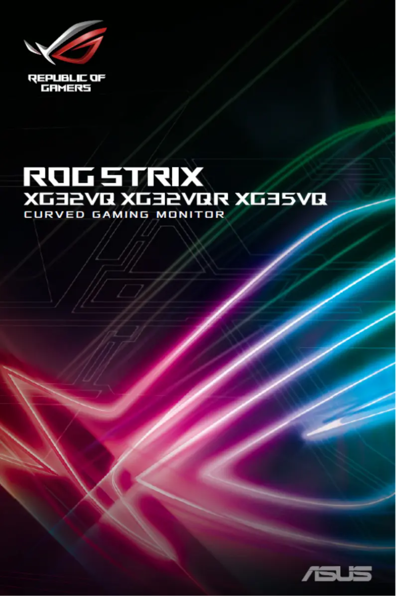 Page n°1 - Manuel utilisateur Asus ROG Strix XG32VQ