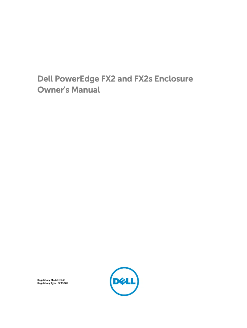 Page n°1 - Manuel utilisateur Dell PowerEdge FX2