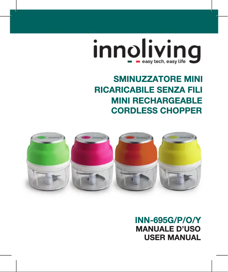 Page 1 de la notice Manuel utilisateur Innoliving INN-695