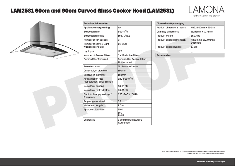 Image de la première page du manuel de l'appareil LAM2581