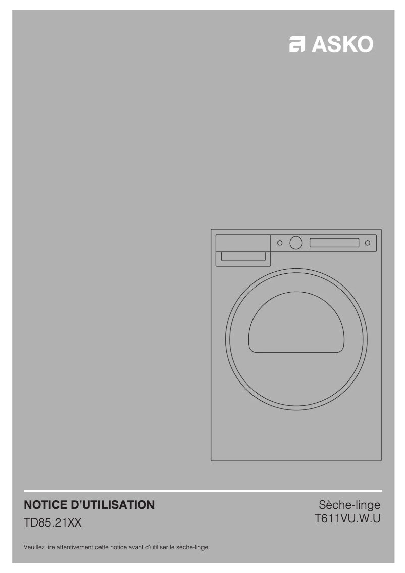 Image de la première page du manuel de l'appareil T611VUW