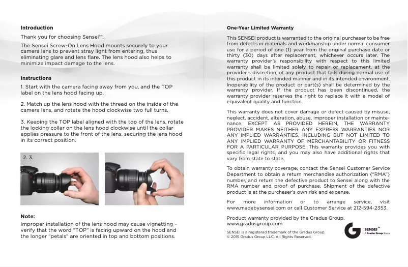 Image de la première page du manuel de l'appareil LHSC-55