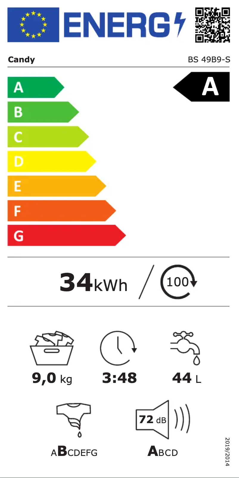 Image de la première page du manuel de l'appareil BS 49B9-S