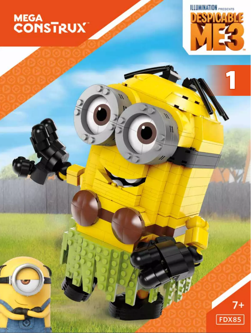 Página 1 del manual Manual de usuario Mega Bloks Luau Dave Build-A-Minion Despicable Me