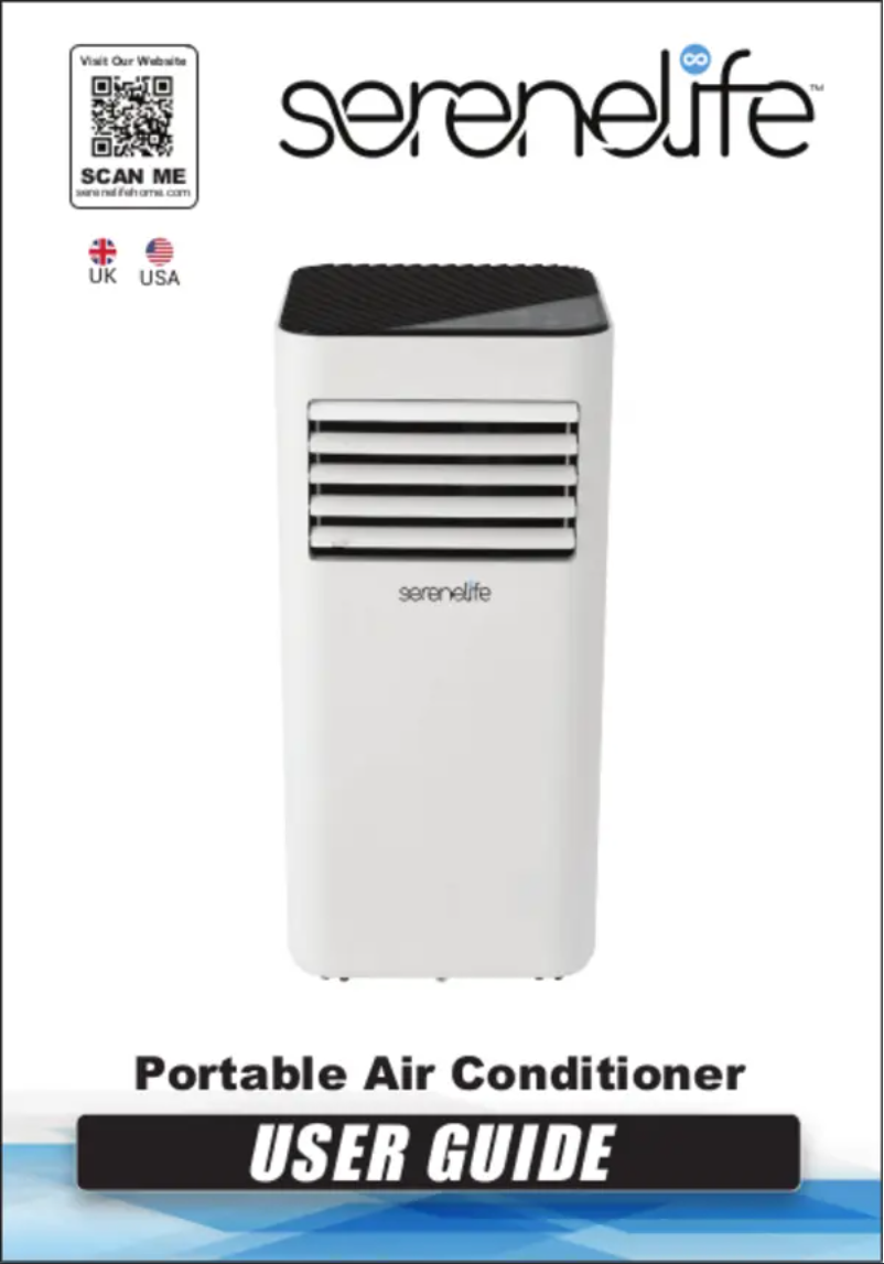 Page 1 de la notice Manuel utilisateur SereneLife SLPAC182B