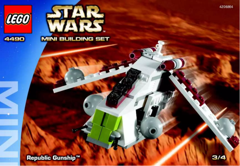 Page n°1 - Manuel utilisateur Lego Star Wars 4490