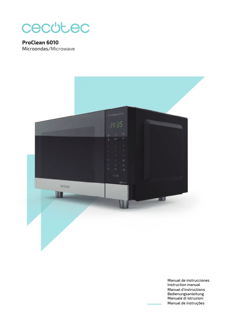 Image de la première page du manuel de l'appareil ProClean 6010