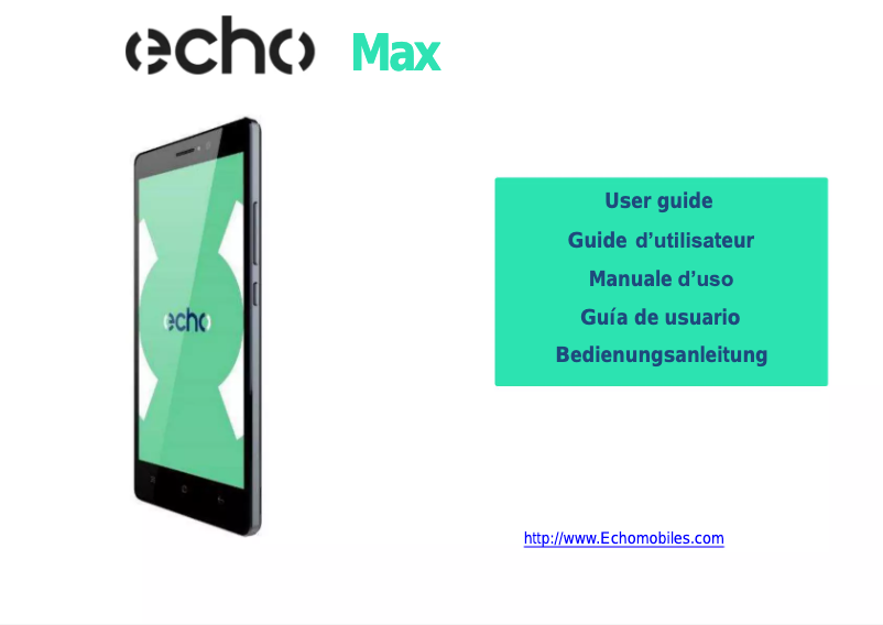 Image de la première page du manuel de l'appareil Max