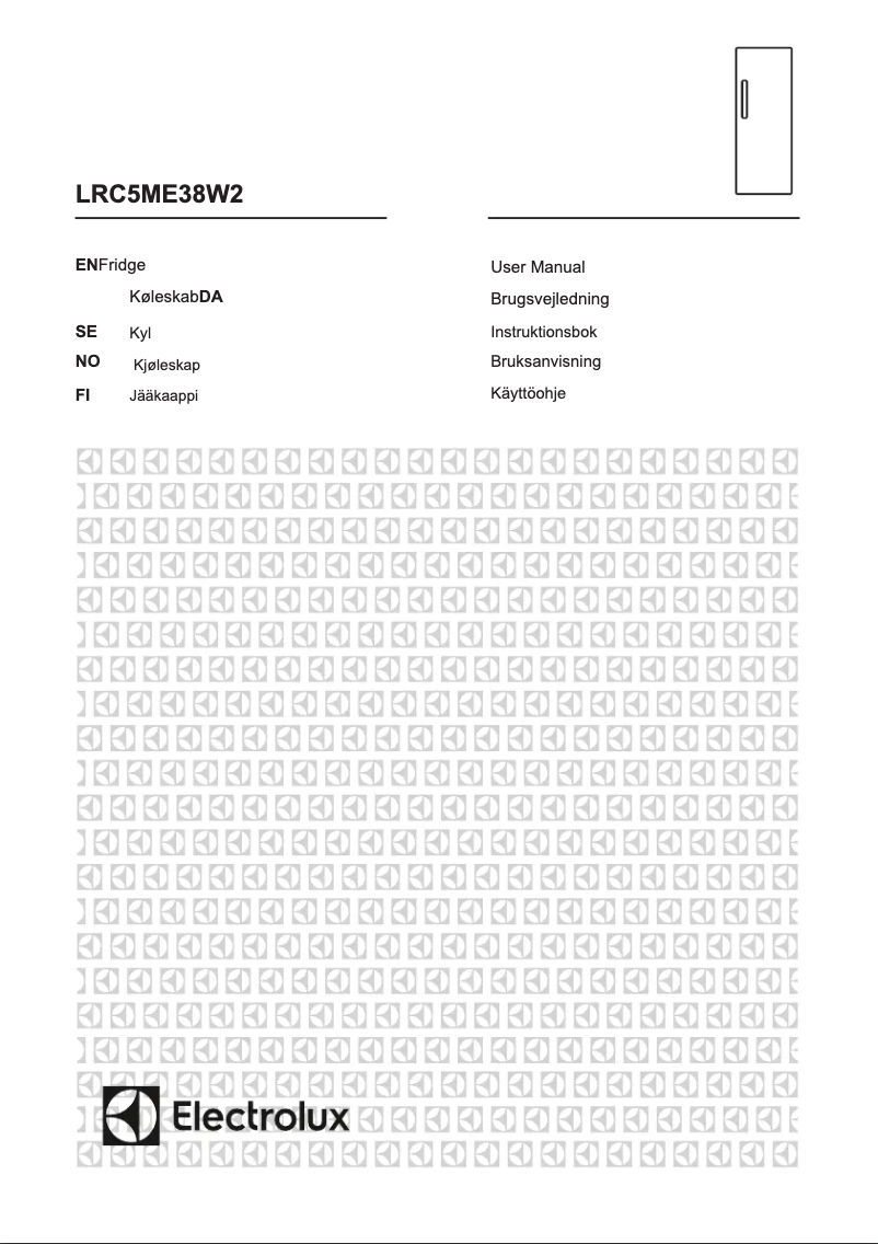 Page 1 de la notice Manuel utilisateur Electrolux LRC5ME38W2