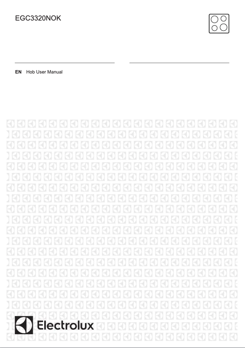 Page 1 de la notice Manuel utilisateur Electrolux EGC3320NOK