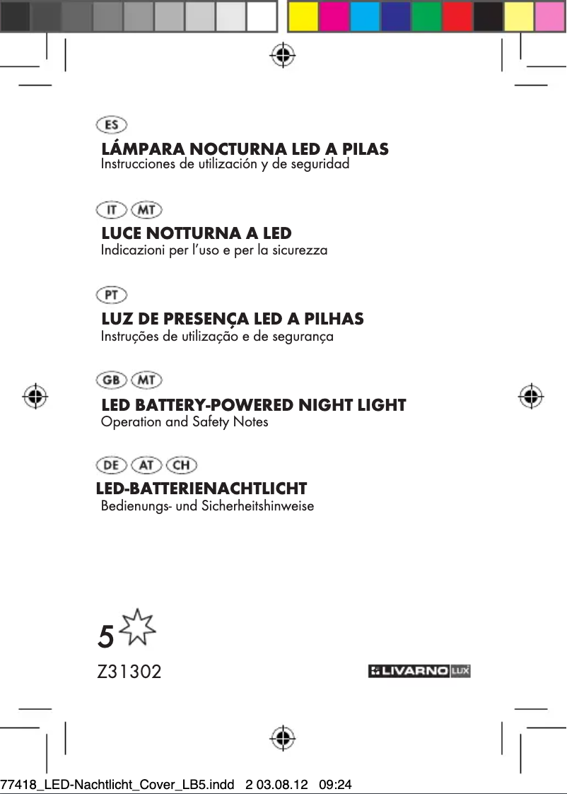 Image de la première page du manuel de l'appareil Z31302