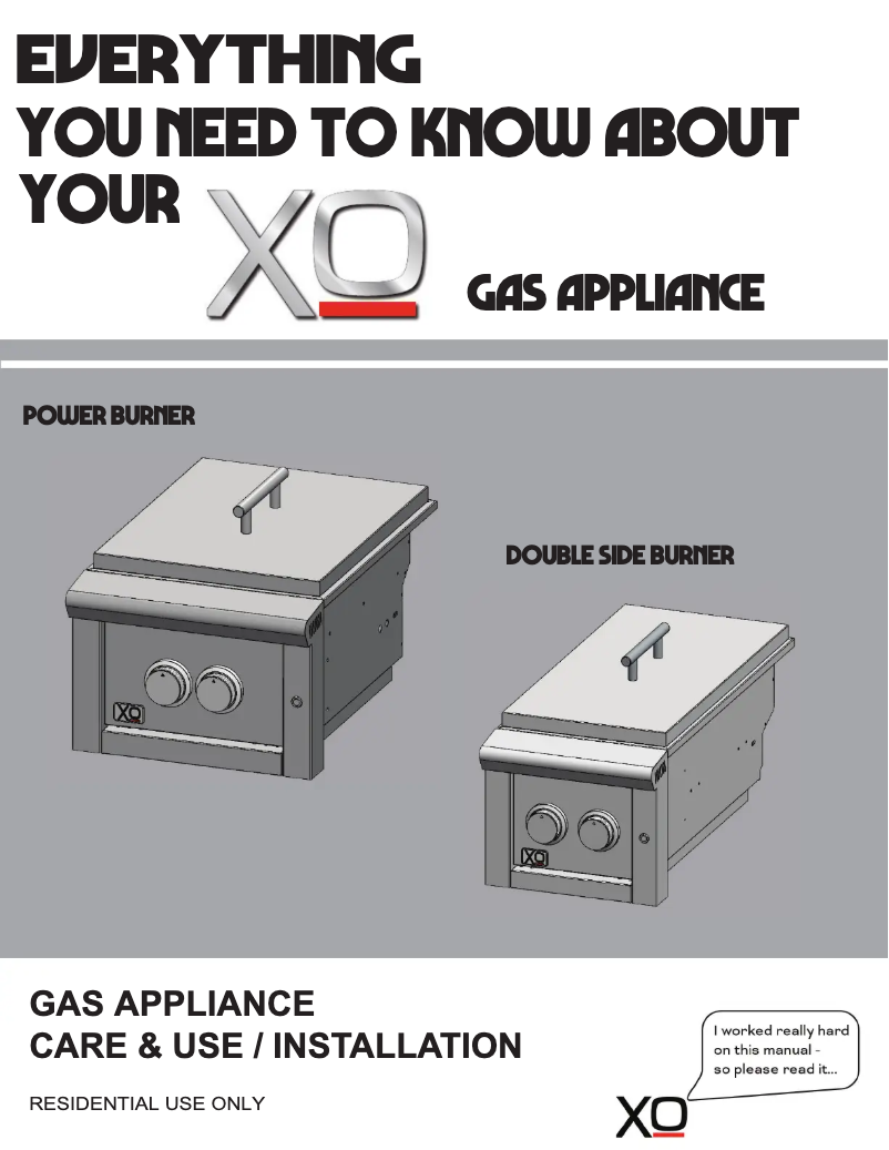 Page 1 de la notice Manuel utilisateur XO XOGPOWER60K