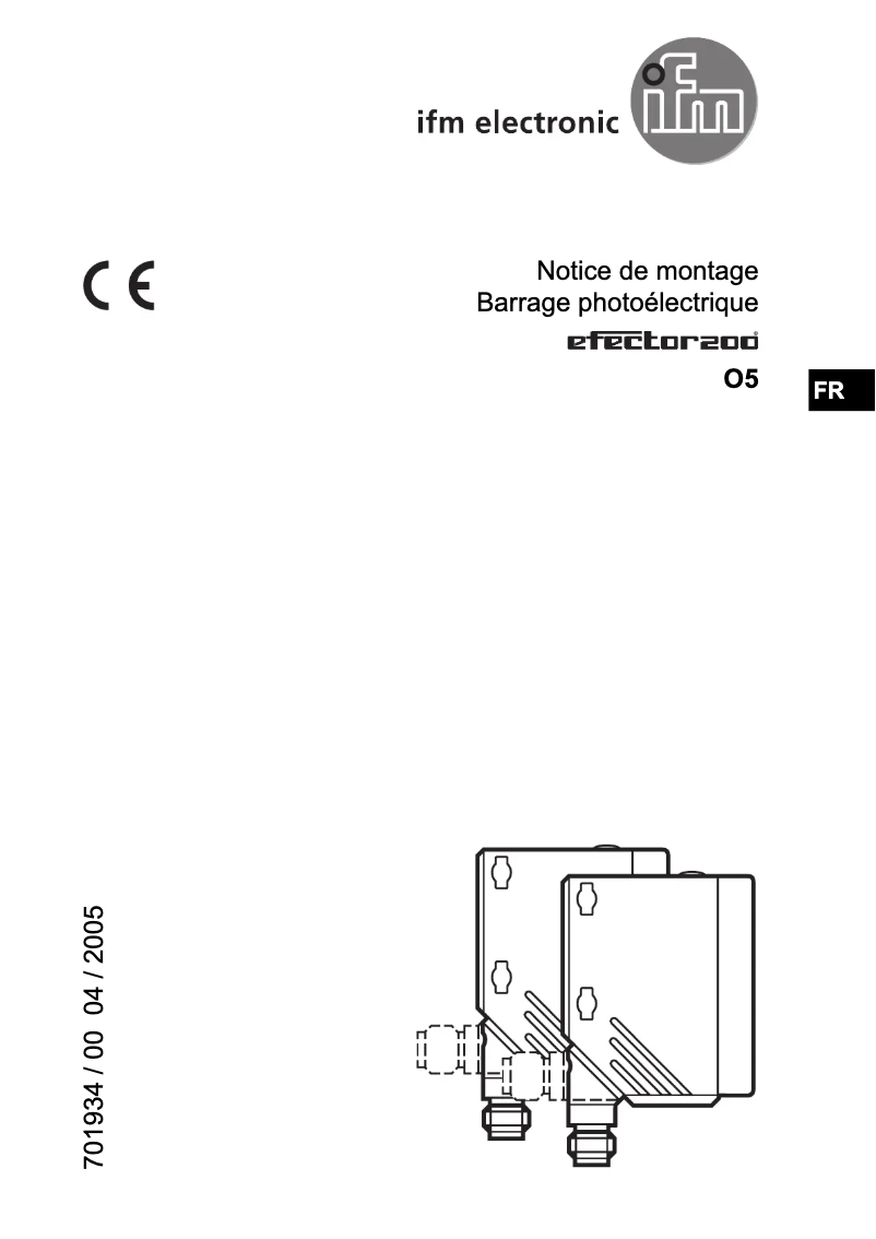 Page n°1 - Manuel utilisateur IFM O5S200