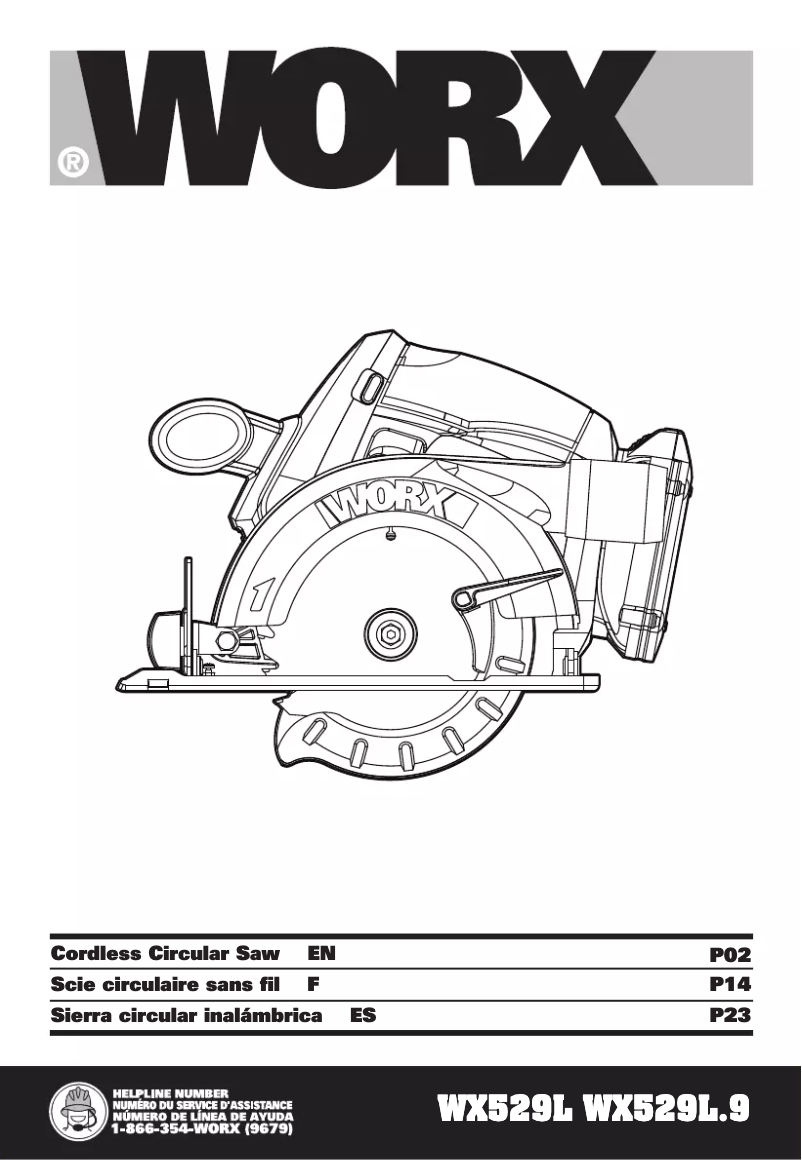 Página 1 del manual Manual de usuario Worx WA5042