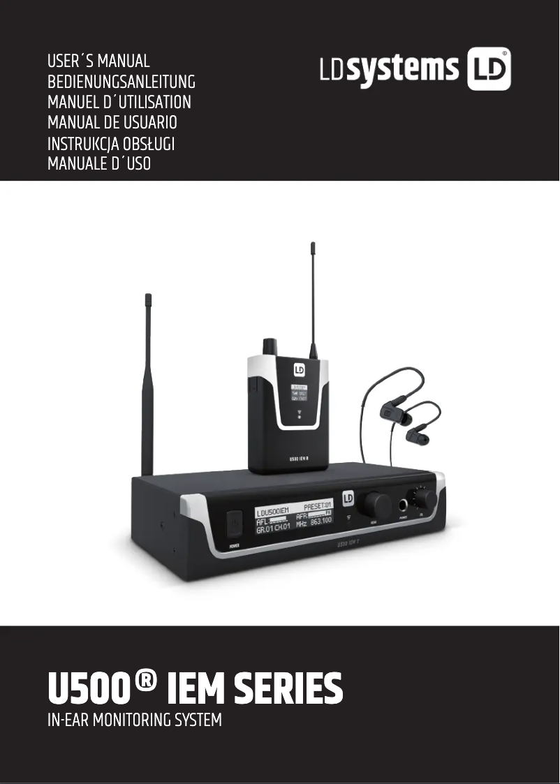 Image de la première page du manuel de l'appareil U504.7