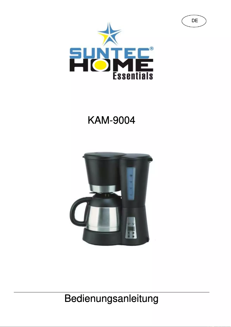 Page n°1 - Manuel utilisateur Suntec KAM-9004