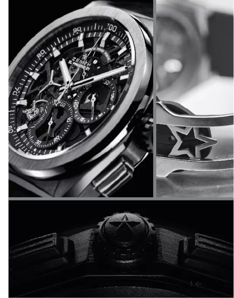 Page 1 de la notice Manuel utilisateur Zenith Defy El Primero 21 32.9000.9004/78.R582