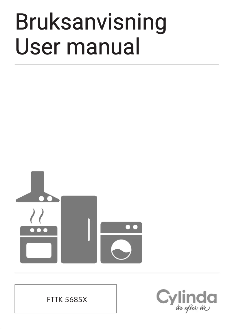 Page 1 de la notice Manuel utilisateur Cylinda FTTK 5685X