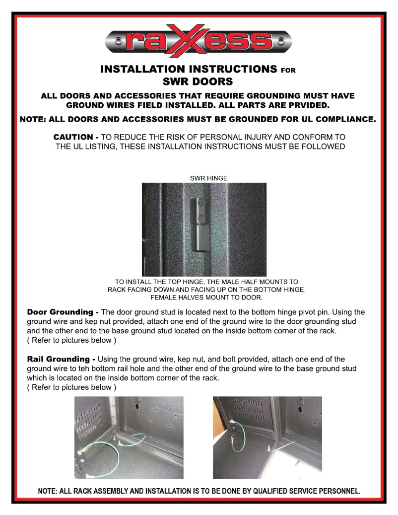 Page 1 de la notice Manuel utilisateur Chief SWRD-10P