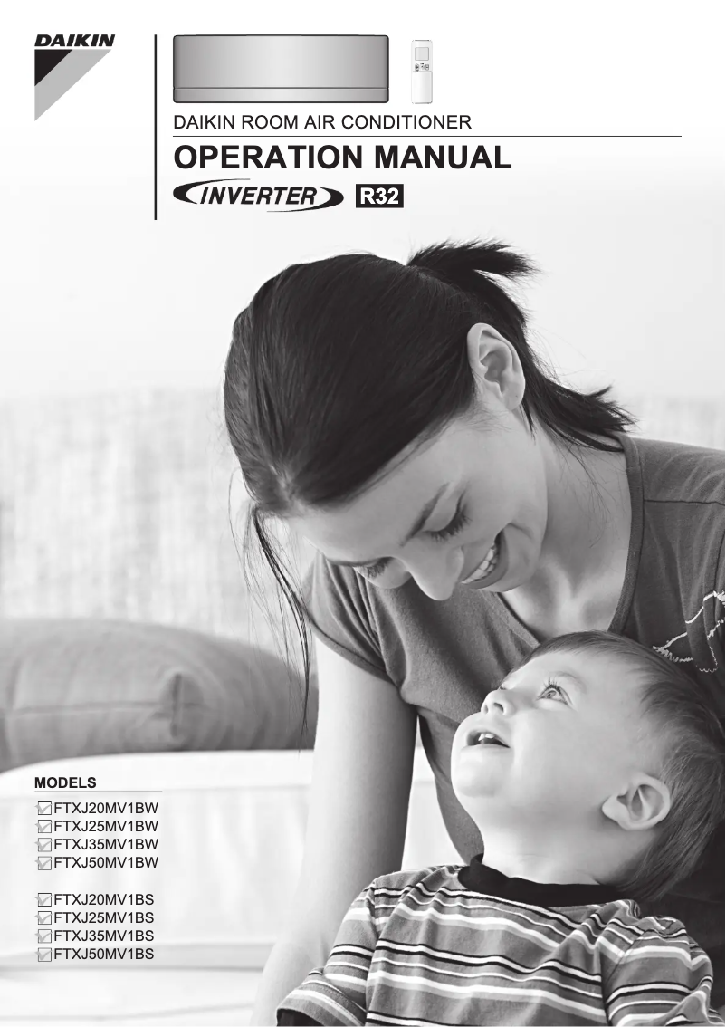 Page n°1 - Manuel utilisateur Daikin FTXJ35MV1BW