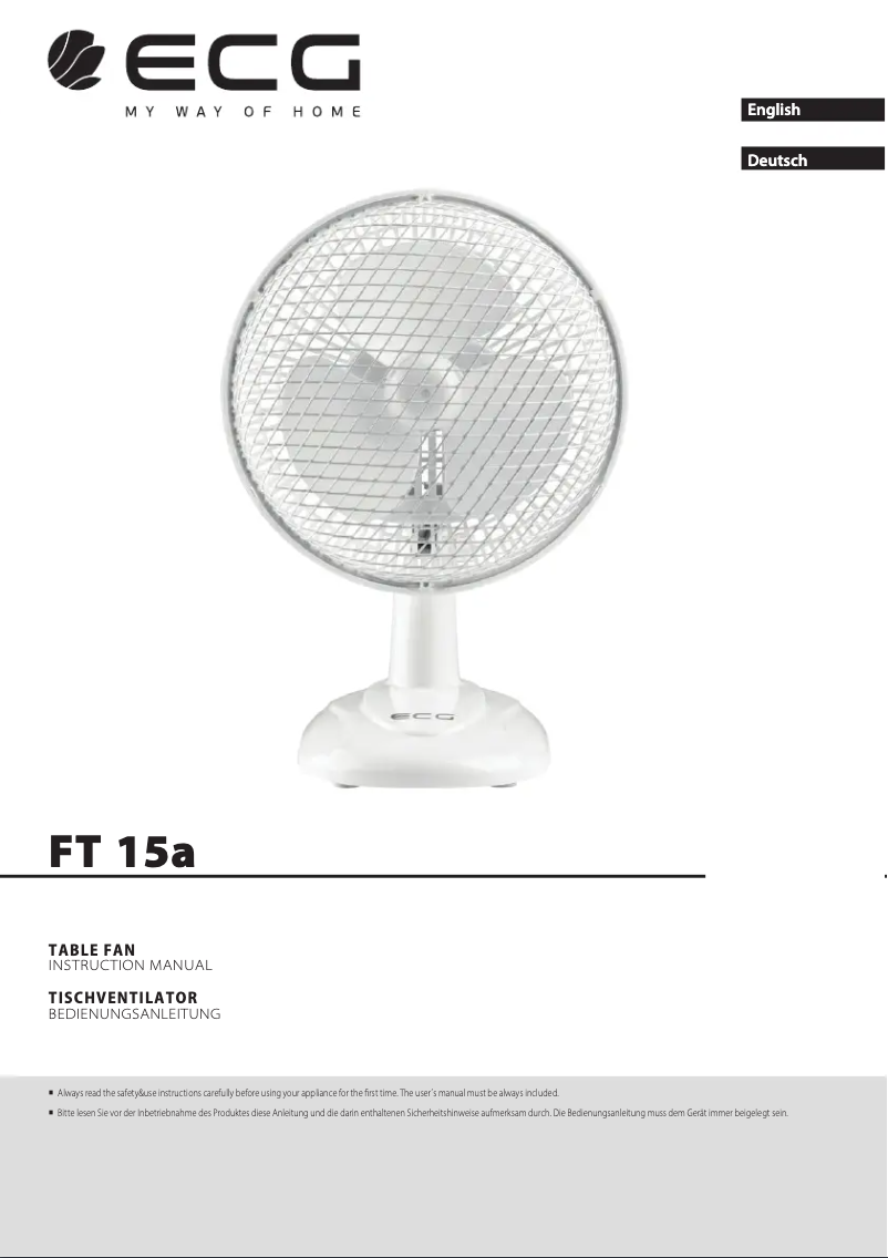 Página 1 del manual Manual de usuario ECG FT 15a