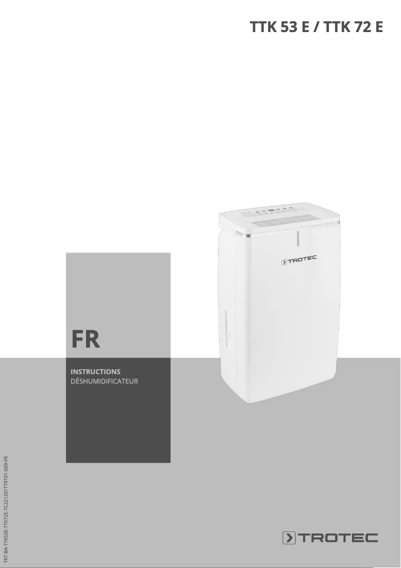 Página 1 del manual Manual de usuario Trotec TTK 53 E