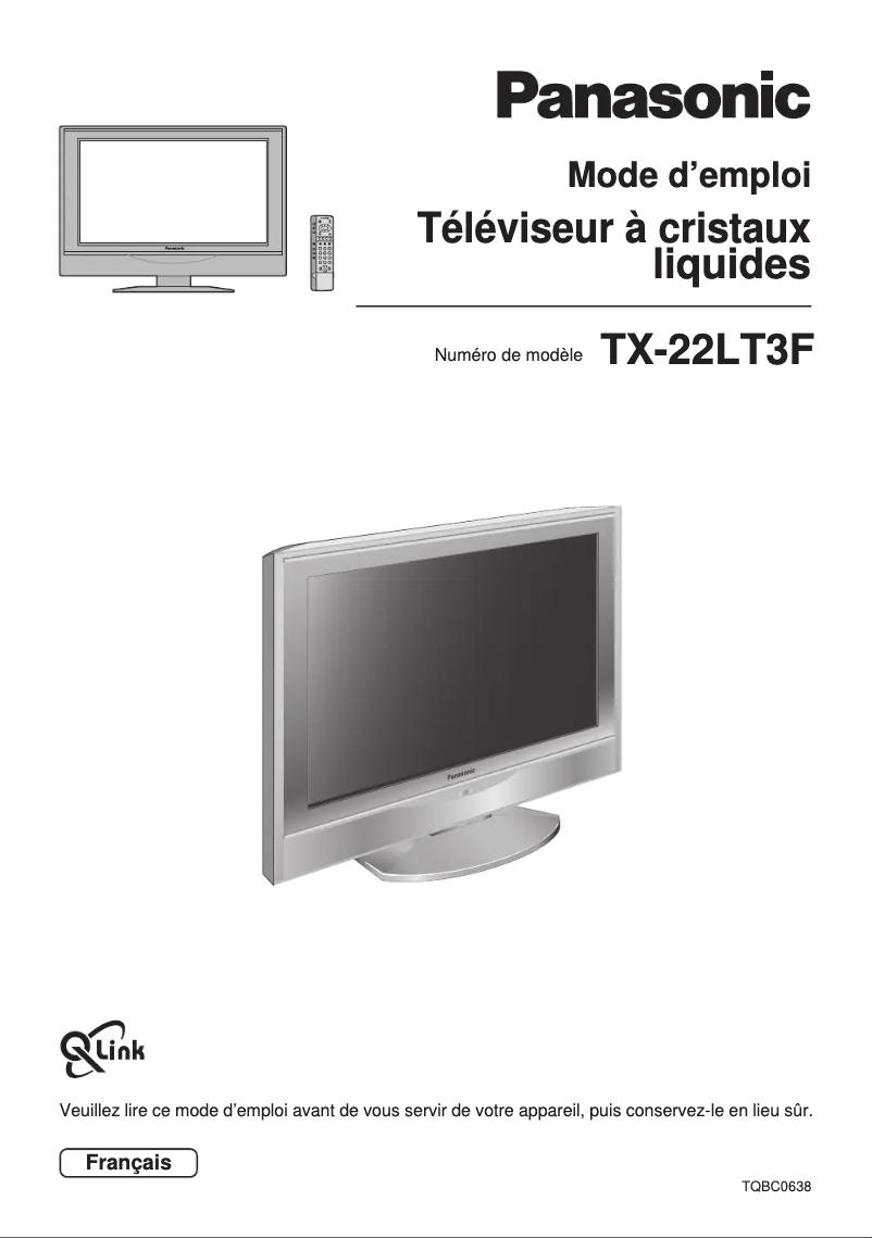 Página 1 del manual Manual de usuario Panasonic Viera TX-22LT3F