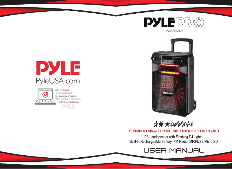 Image de la première page du manuel de l'appareil PWMA447BT