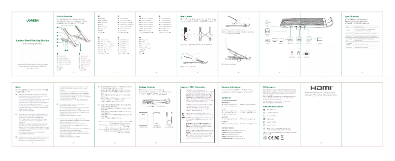 Page n°1 - Manuel utilisateur Ugreen CM359