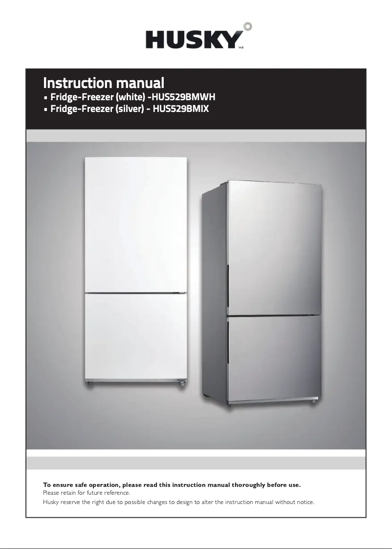Page n°1 - Manuel utilisateur Husky HUS-529BMWH