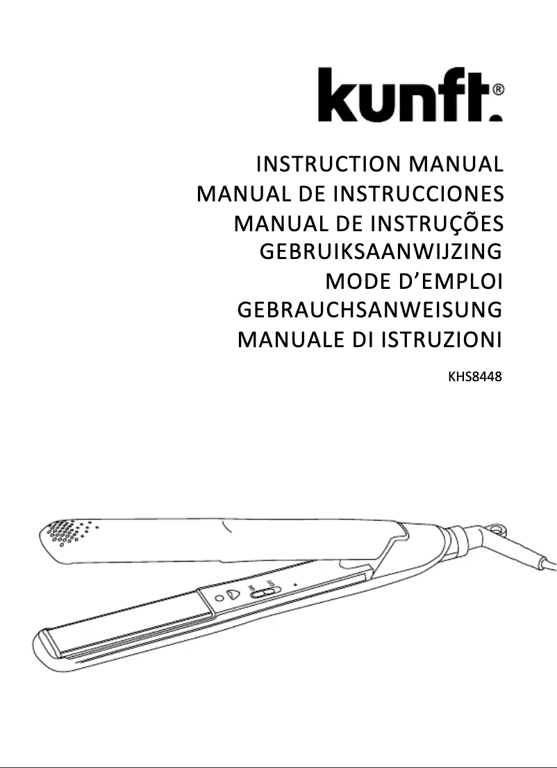 Image de la première page du manuel de l'appareil KHS8448