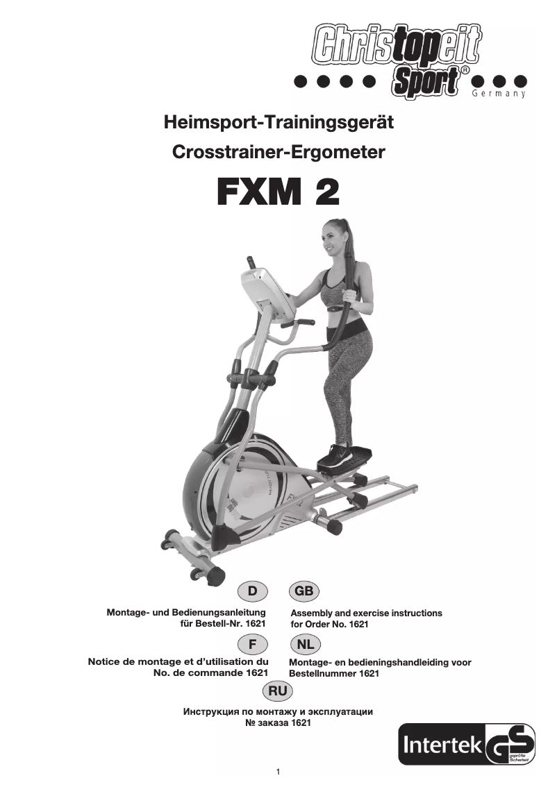Page n°1 - Manuel utilisateur Christopeit FXM 2