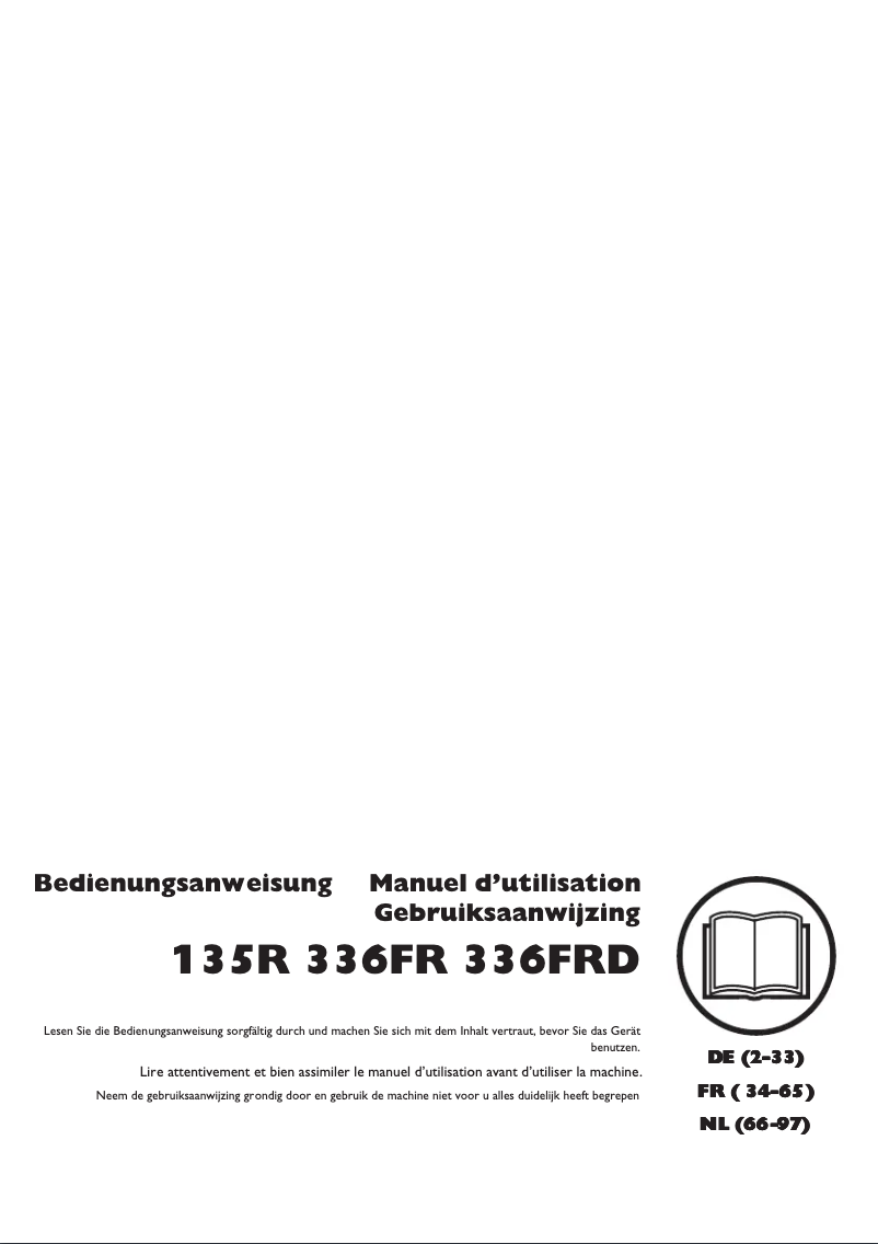 Page n°1 - Manuel utilisateur Husqvarna 336FRD
